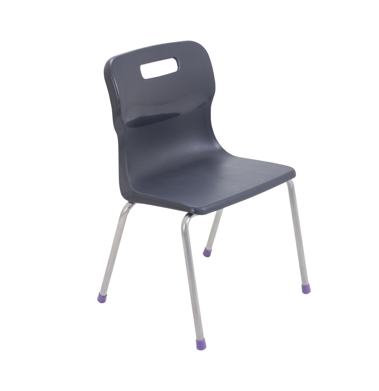 Titan Four Leg Chair|Size 2|Age 4-6 Years|Charcoal