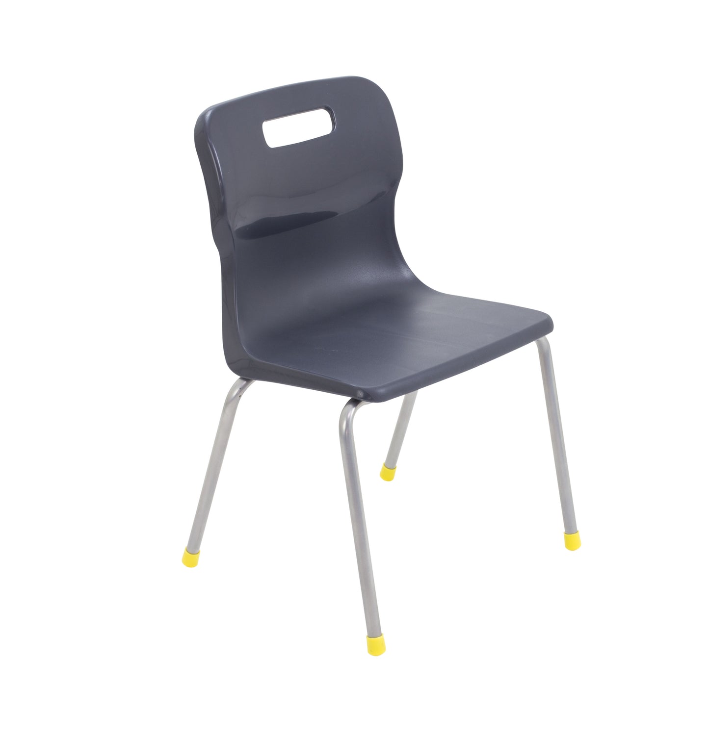 Titan Four Leg Chair|Size 3|Age 6-8 Years|Charcoal
