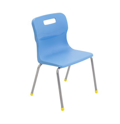 Titan Four Leg Chair|Size 3|Age 6-8 Years|Sky Blue