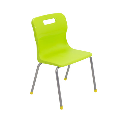 Titan Four Leg Chair|Size 3|Age 6-8 Years|Lime