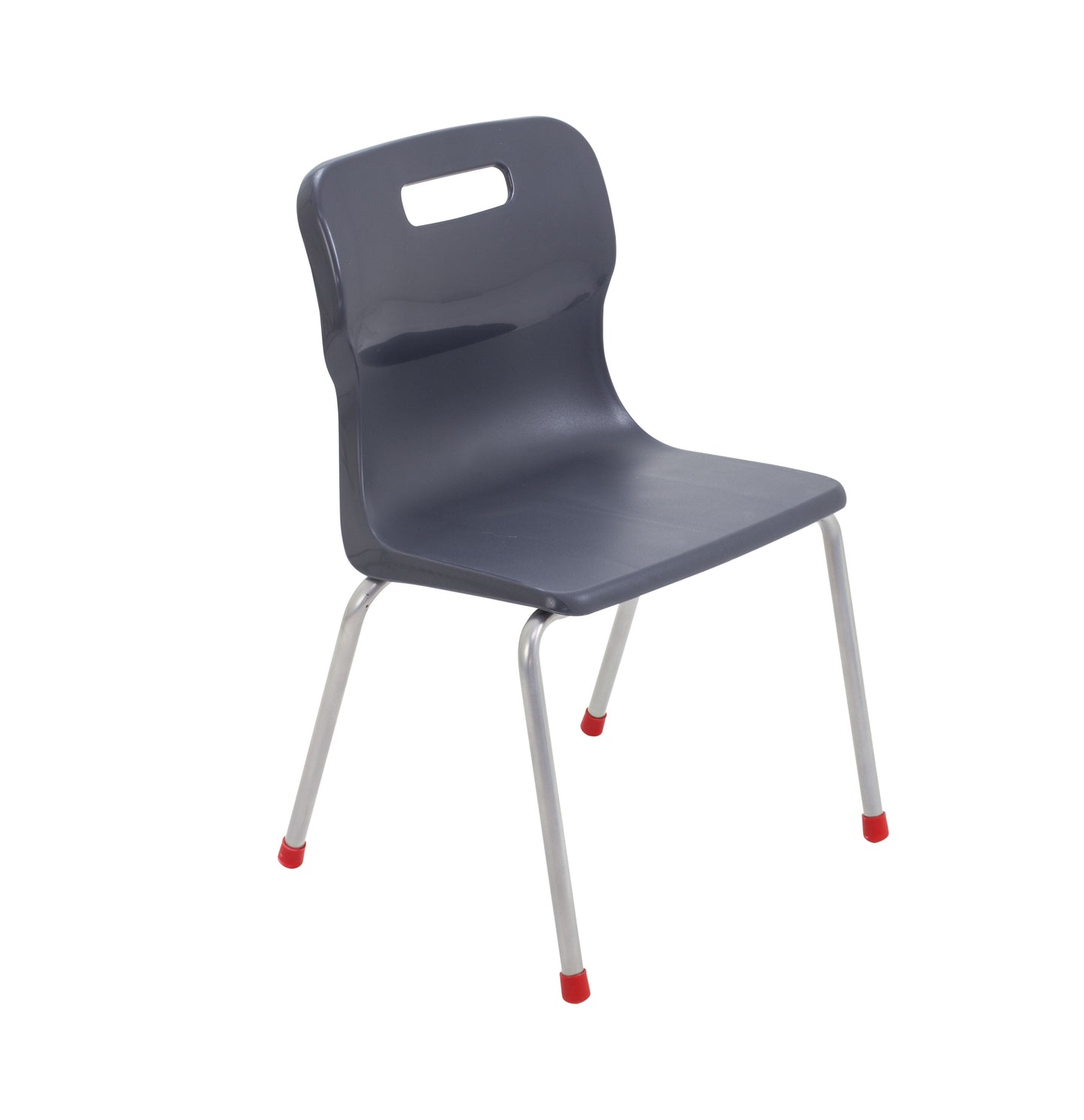 Titan Four Leg Chair|Size 4|Age 8-11 Years|Charcoal