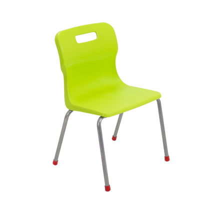 Titan Four Leg Chair|Size 4|Age 8-11 Years|Lime