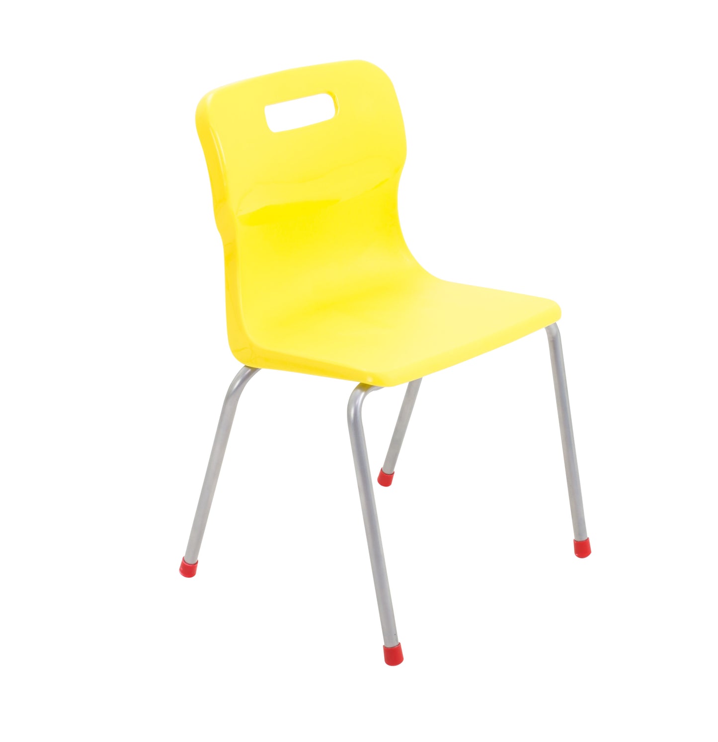 Titan Four Leg Chair|Size 4|Age 8-11 Years|Yellow
