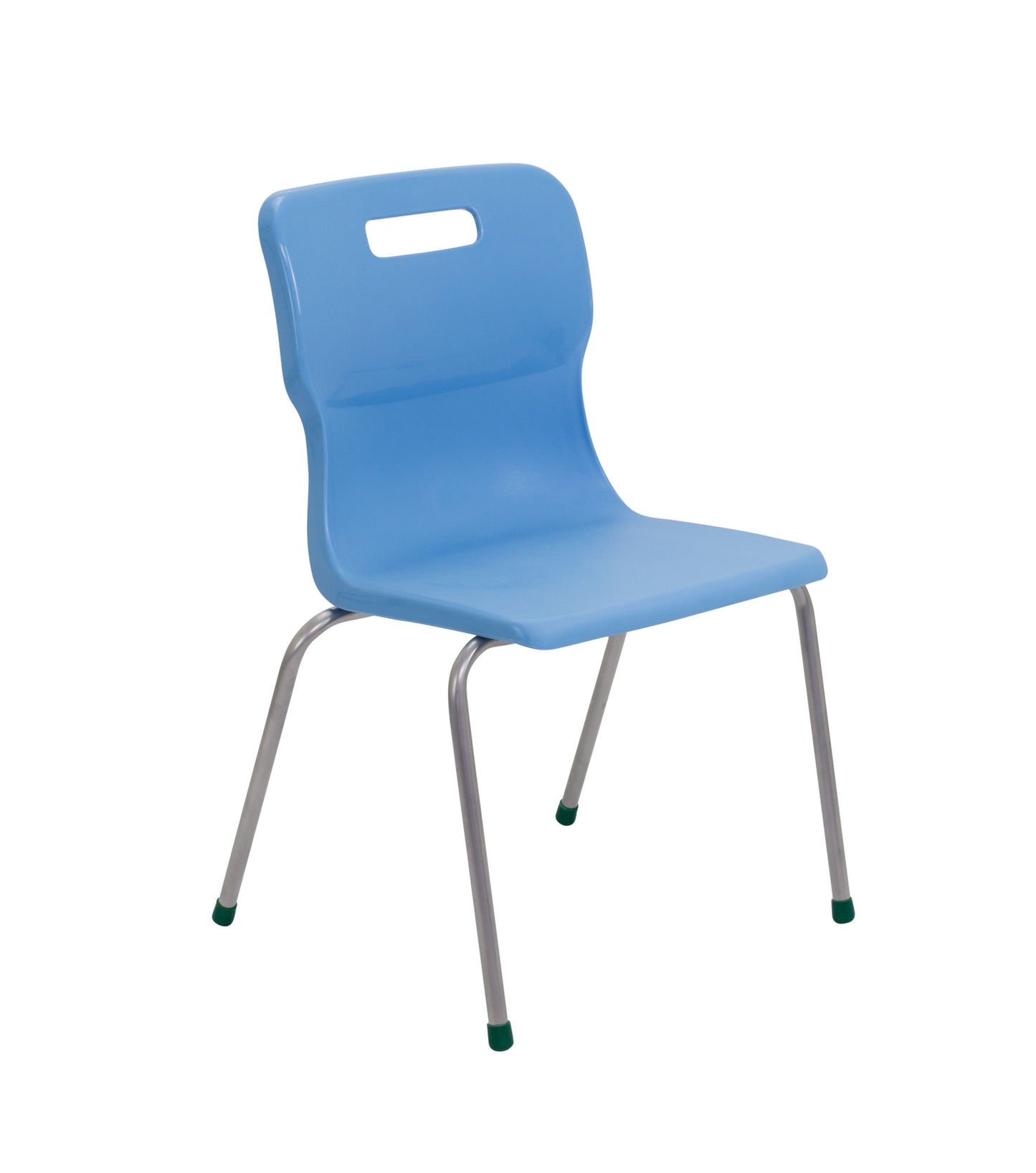 Titan Four Leg Chair|Size 5|Age 11-14 Years|Sky Blue