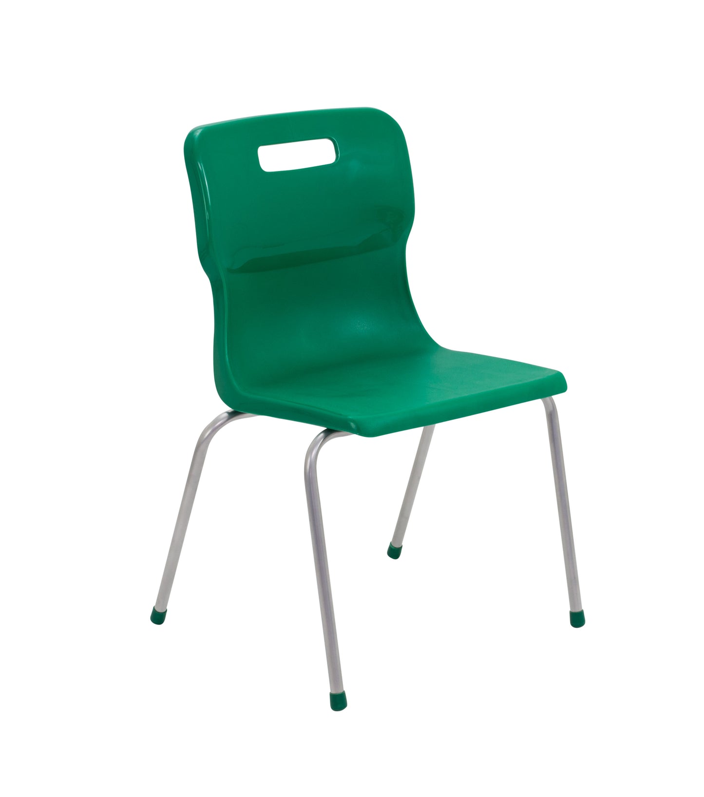 Titan Four Leg Chair|Size 5|Age 11-14 Years|Green