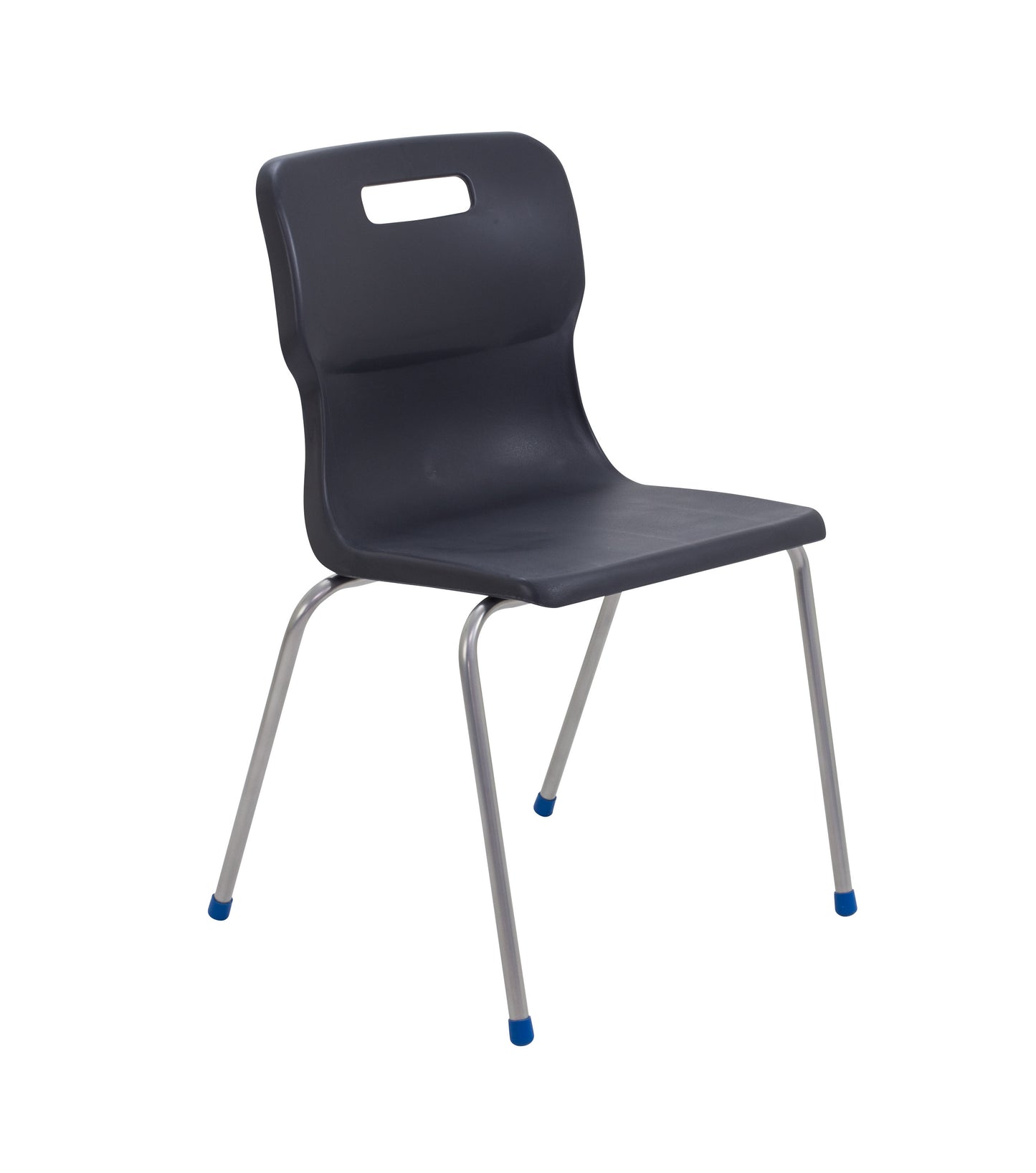 Titan Four Leg Chair|Size 6|Age 14 Plus Years|Charcoal