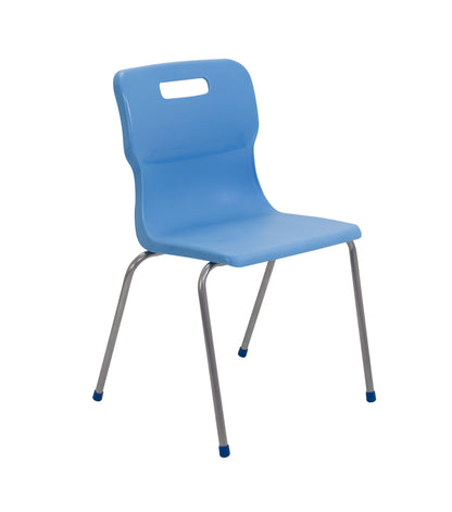 Titan Four Leg Chair|Size 6|Age 14 Plus Years|Sky Blue