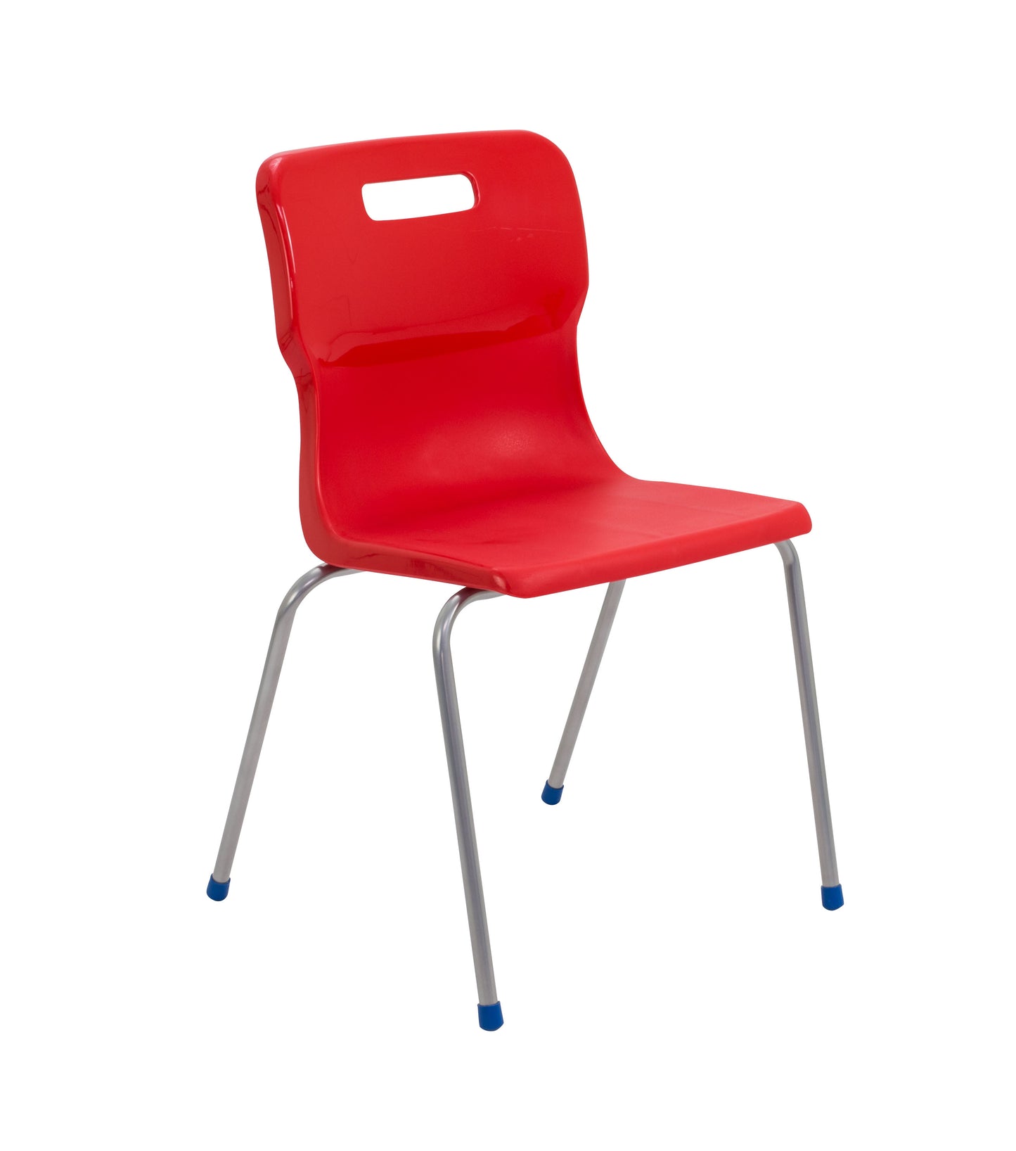 Titan Four Leg Chair|Size 6|Age 14 Plus Years|Red