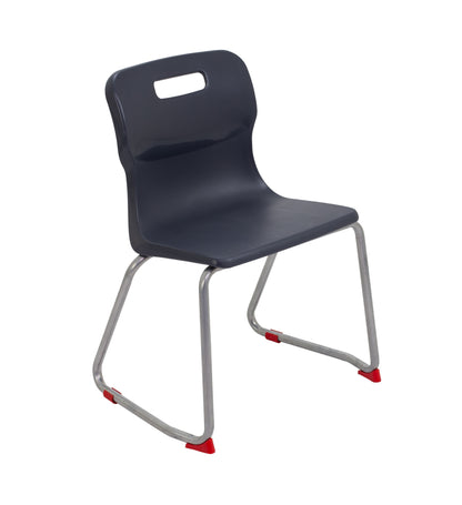 Titan Skid Chair|Size 4|Age 8-11 Years|Charcoal