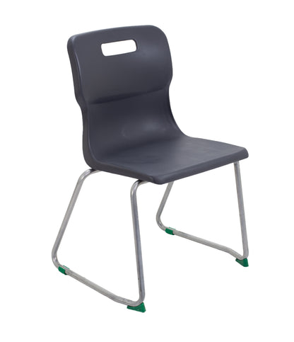Titan Skid Chair|Size 5|Age 11-14 Years|Charcoal