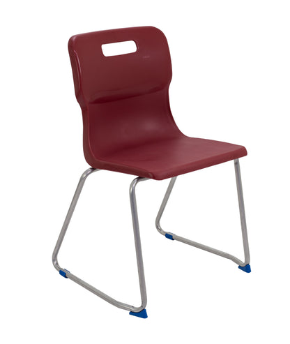 Titan Skid Chair|Size 6|Age 14 Plus Years|Burgundy