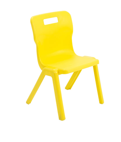 Titan One Piece Chair|Size 3|Age 6-8 Years|Yellow