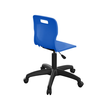 Titan Swivel Junior Chair with Plastic Base and Castors