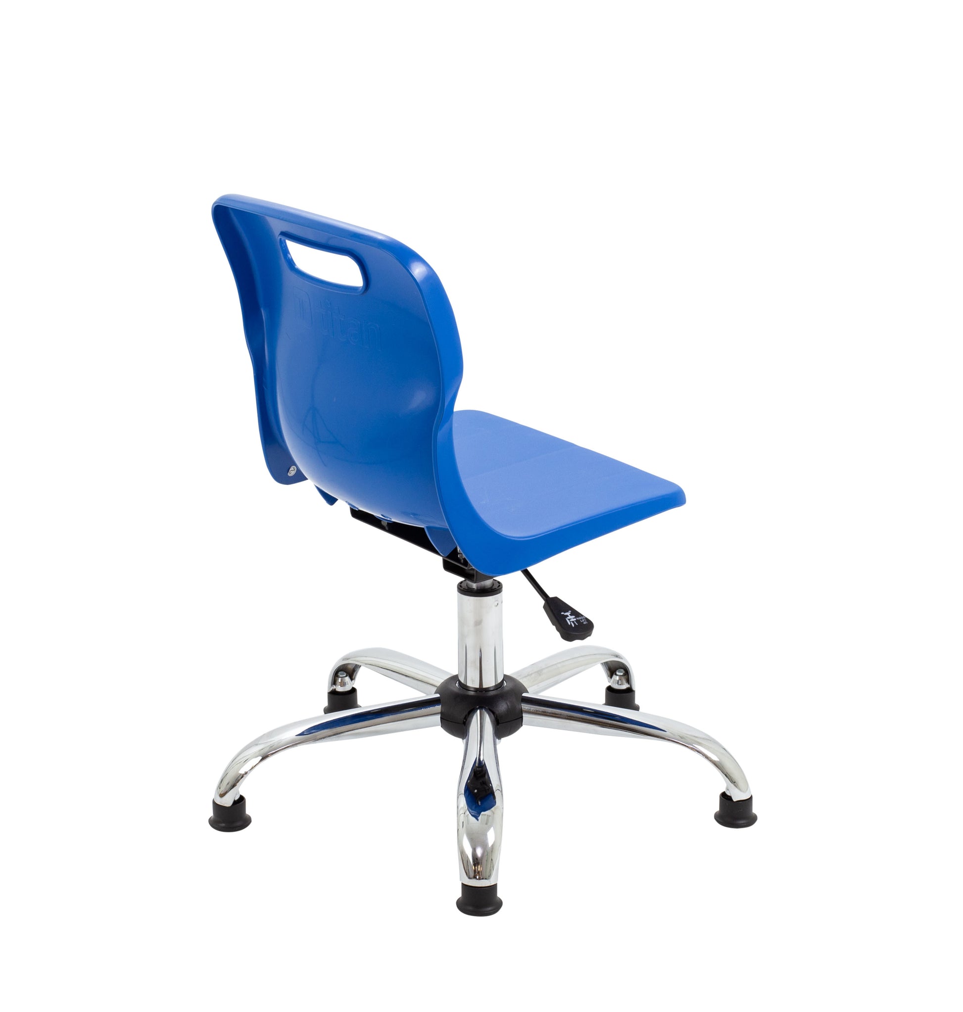 Titan Swivel Junior Chair with Chrome Base and Glides