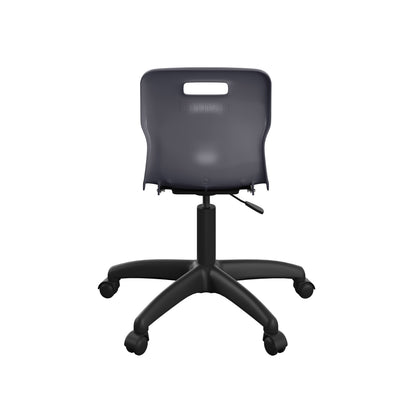 Titan Swivel Junior Chair with Plastic Base and Castors