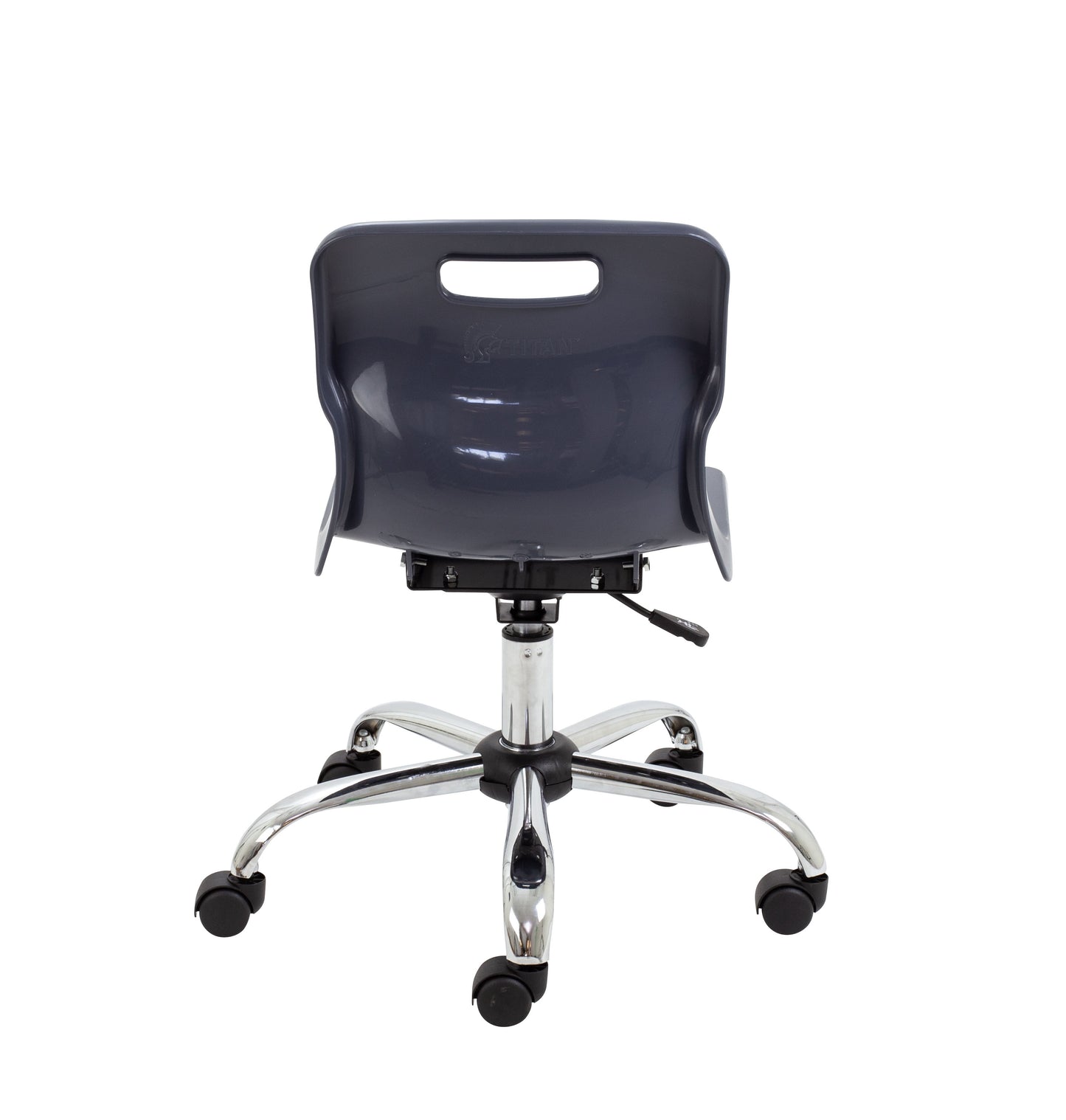 Titan Swivel Junior Chair with Chrome Base and Castors