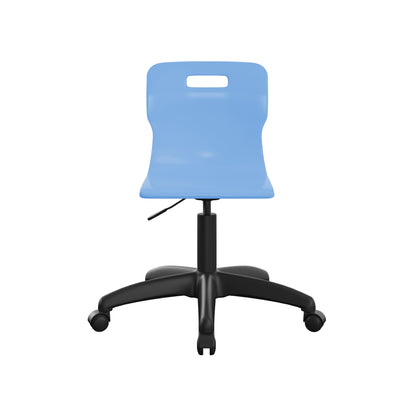 Titan Swivel Junior Chair with Plastic Base and Castors
