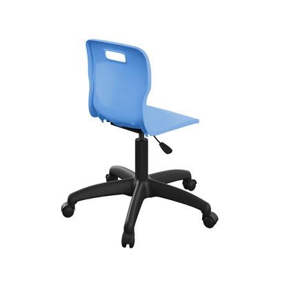 Titan Swivel Junior Chair with Plastic Base and Castors