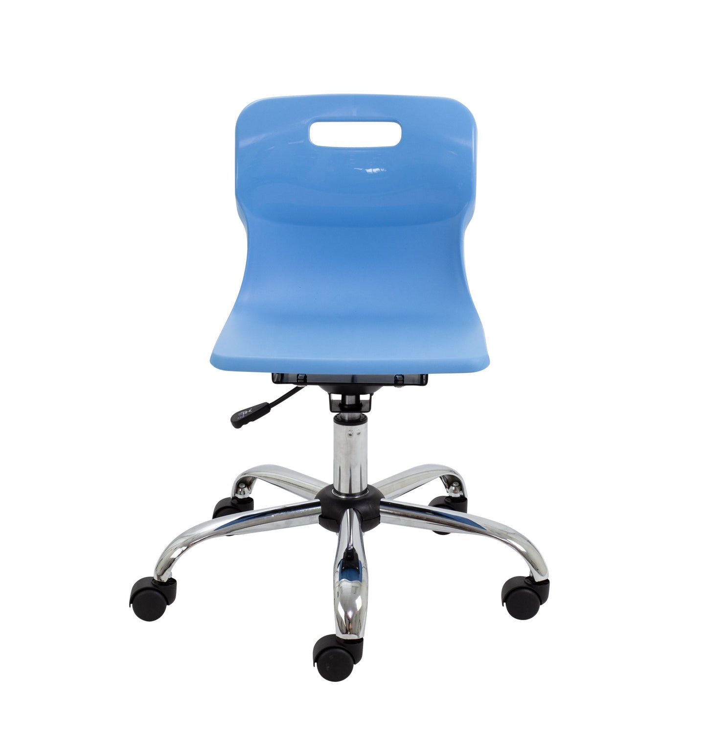 Titan Swivel Junior Chair with Chrome Base and Castors
