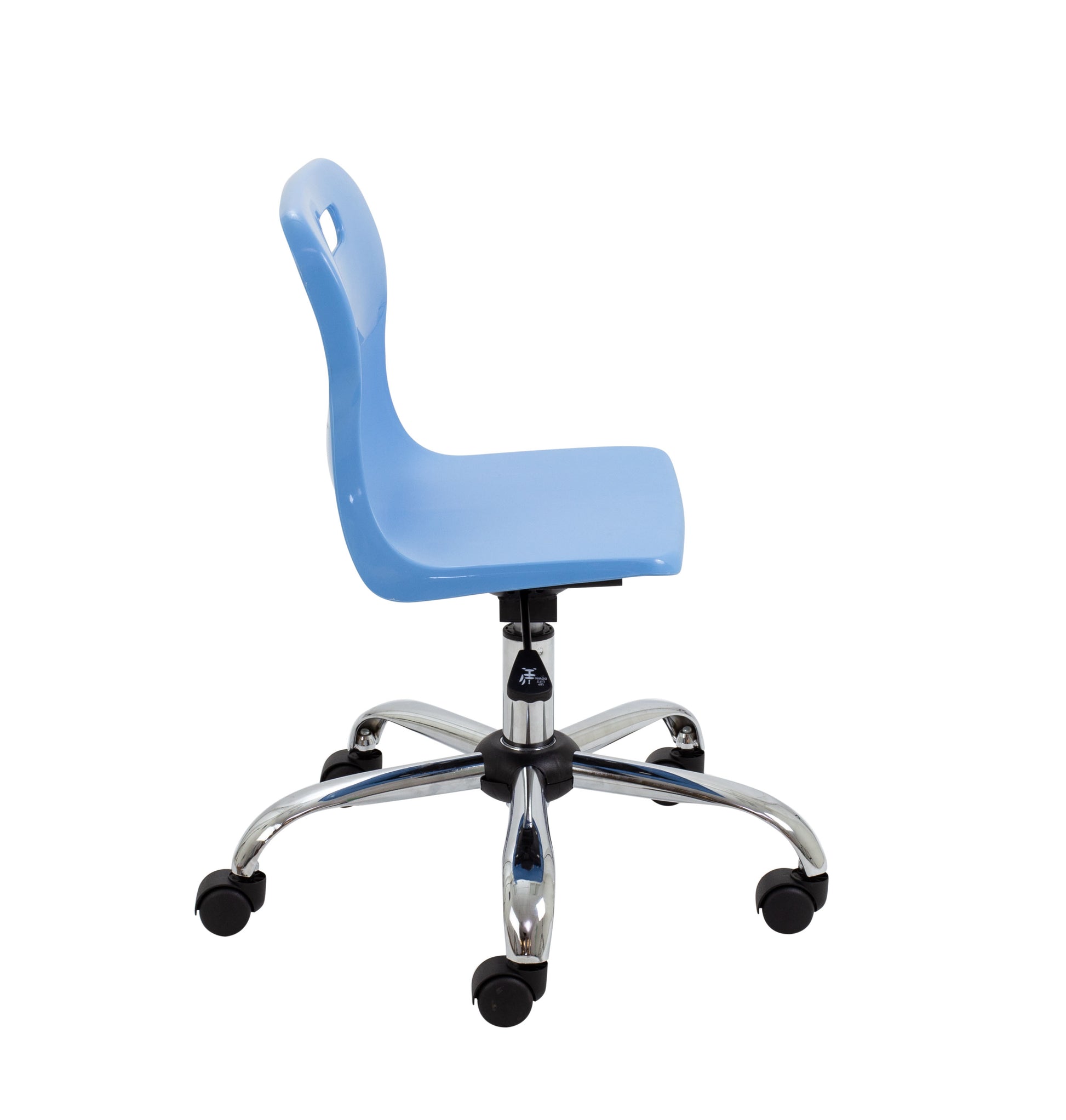 Titan Swivel Junior Chair with Chrome Base and Castors