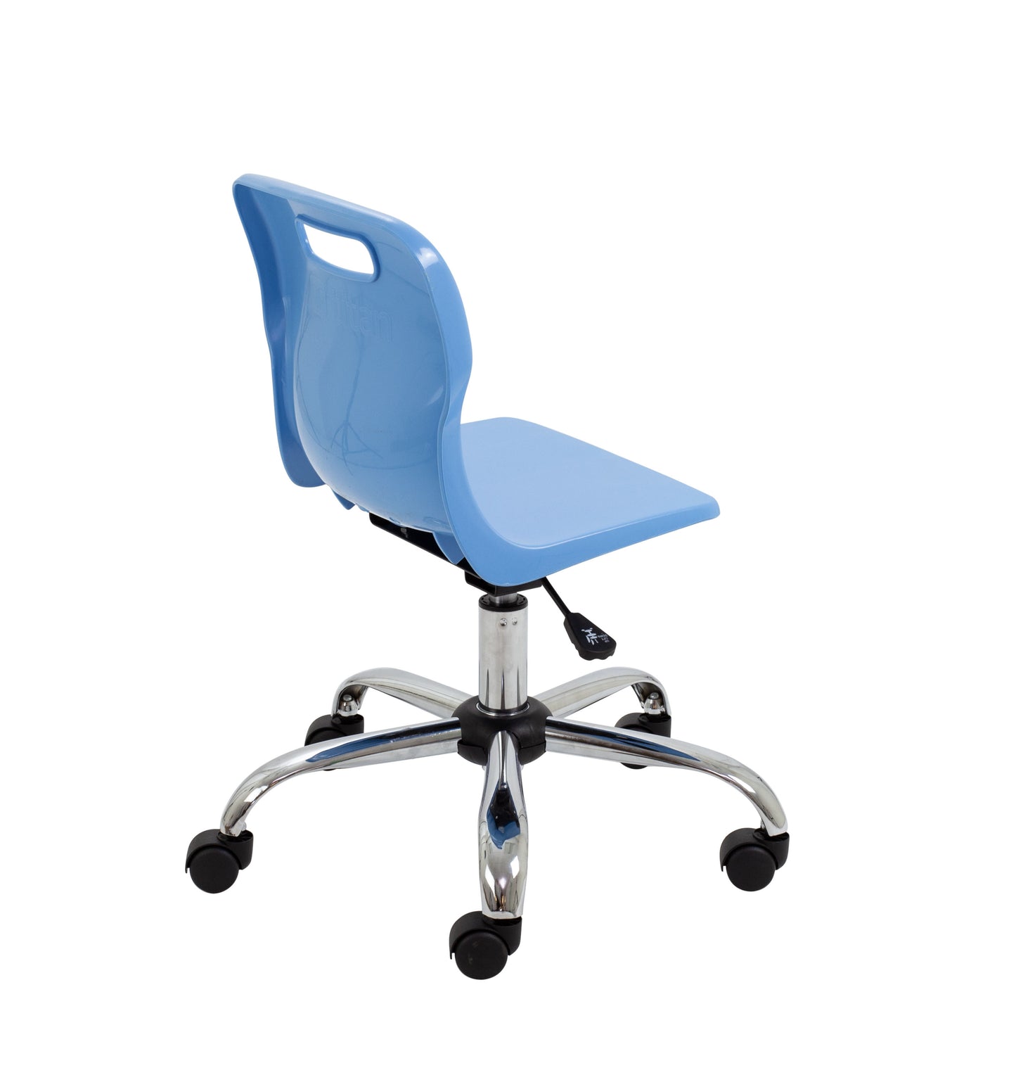 Titan Swivel Junior Chair with Chrome Base and Castors