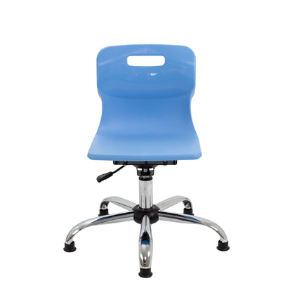 Titan Swivel Junior Chair with Plastic Base and Glides