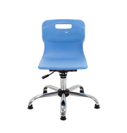 Titan Swivel Junior Chair with Plastic Base and Glides