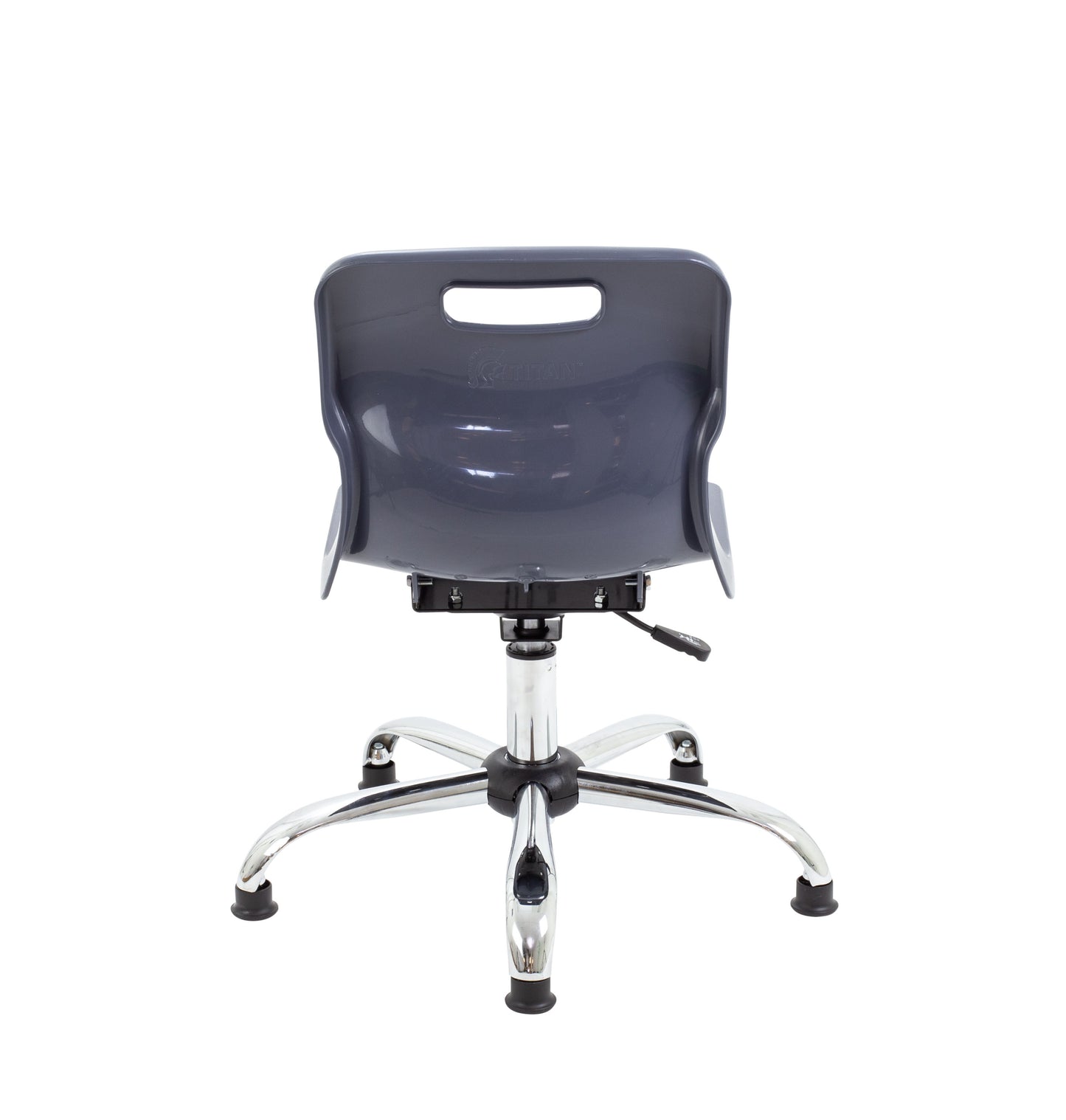 Titan Swivel Junior Chair with Chrome Base and Glides