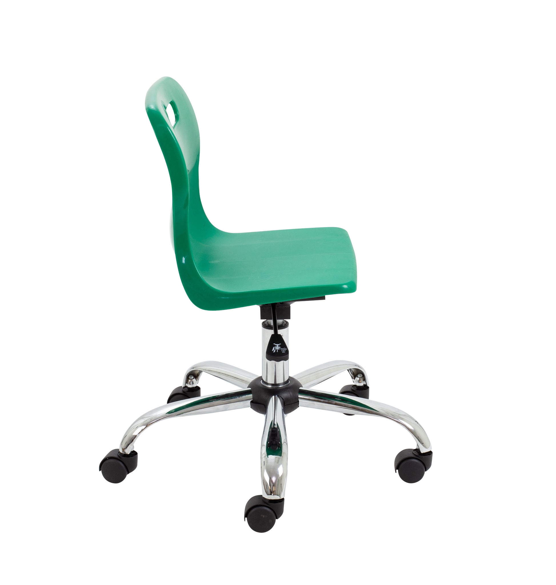 Titan Swivel Junior Chair with Chrome Base and Castors