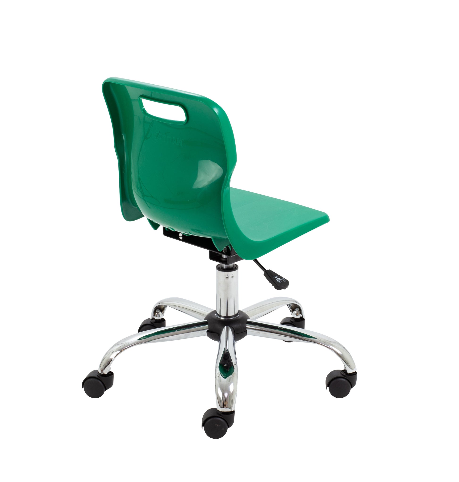Titan Swivel Junior Chair with Chrome Base and Castors