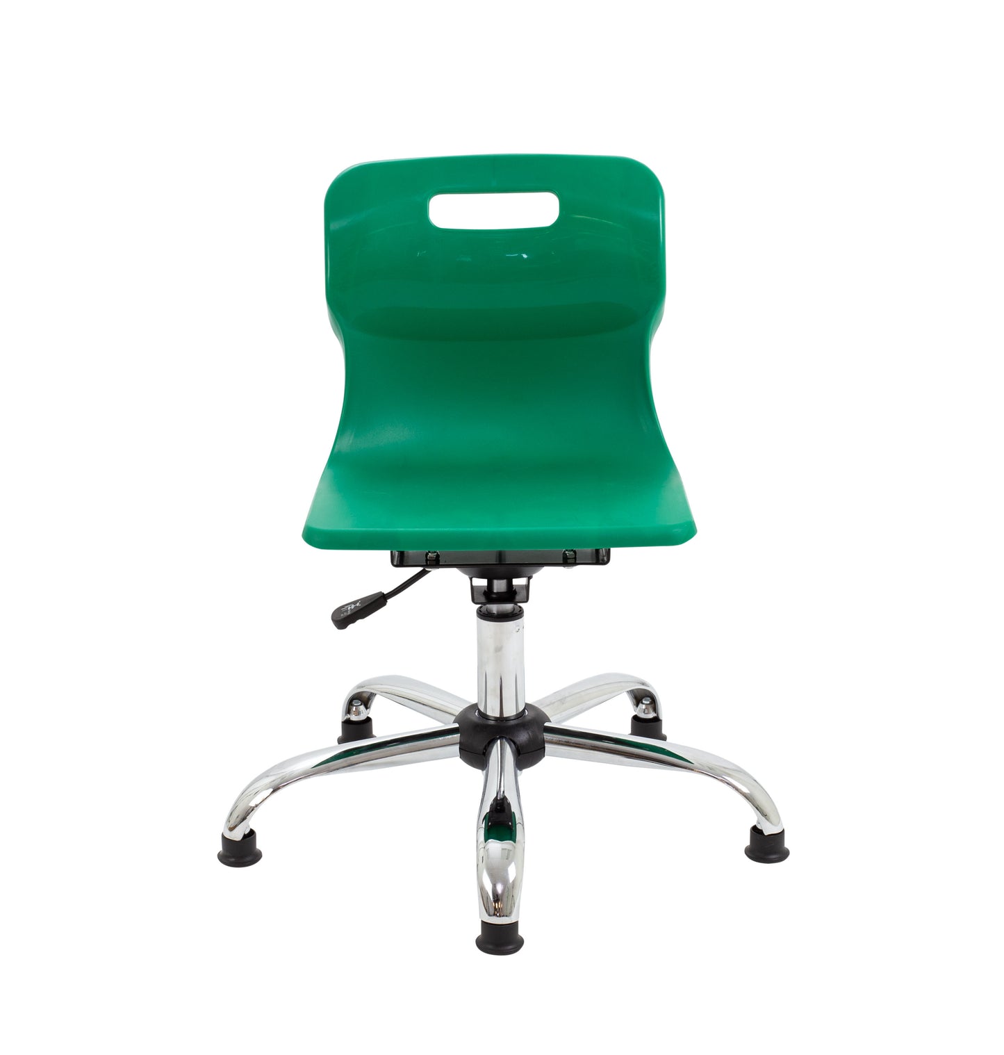 Titan Swivel Junior Chair with Chrome Base and Glides