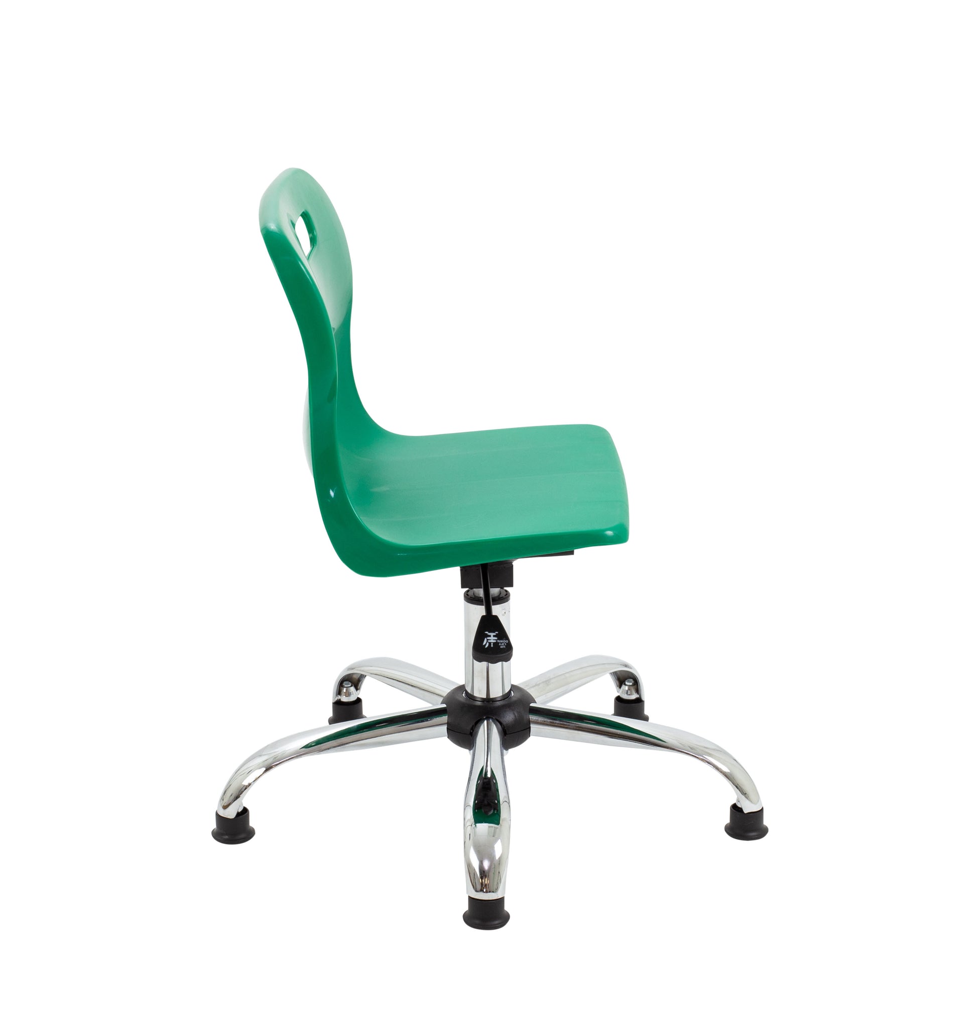 Titan Swivel Junior Chair with Chrome Base and Glides