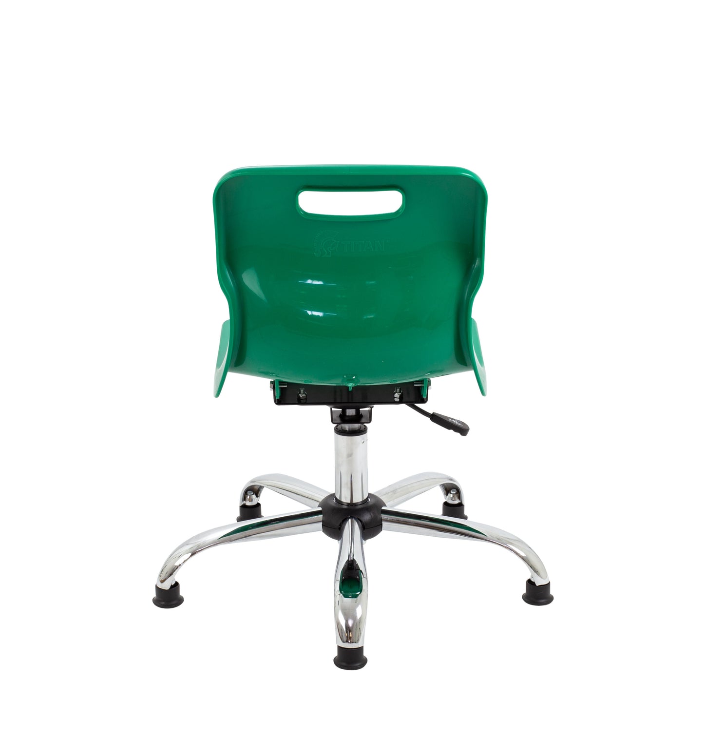 Titan Swivel Junior Chair with Chrome Base and Glides