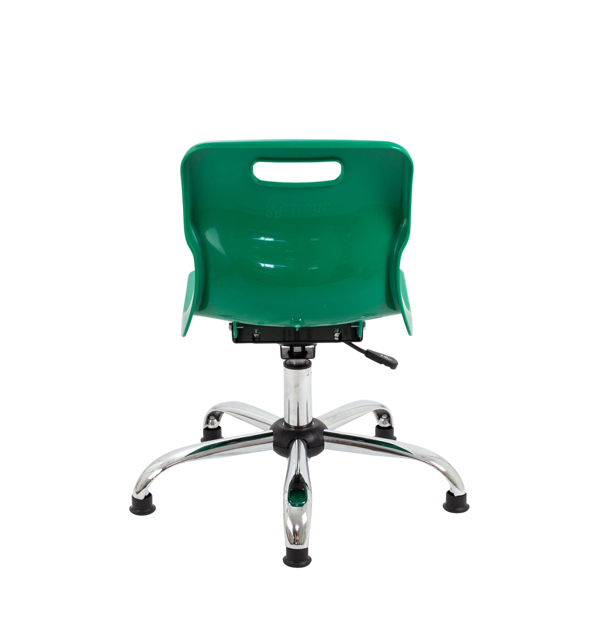 Titan Swivel Junior Chair with Chrome Base and Glides