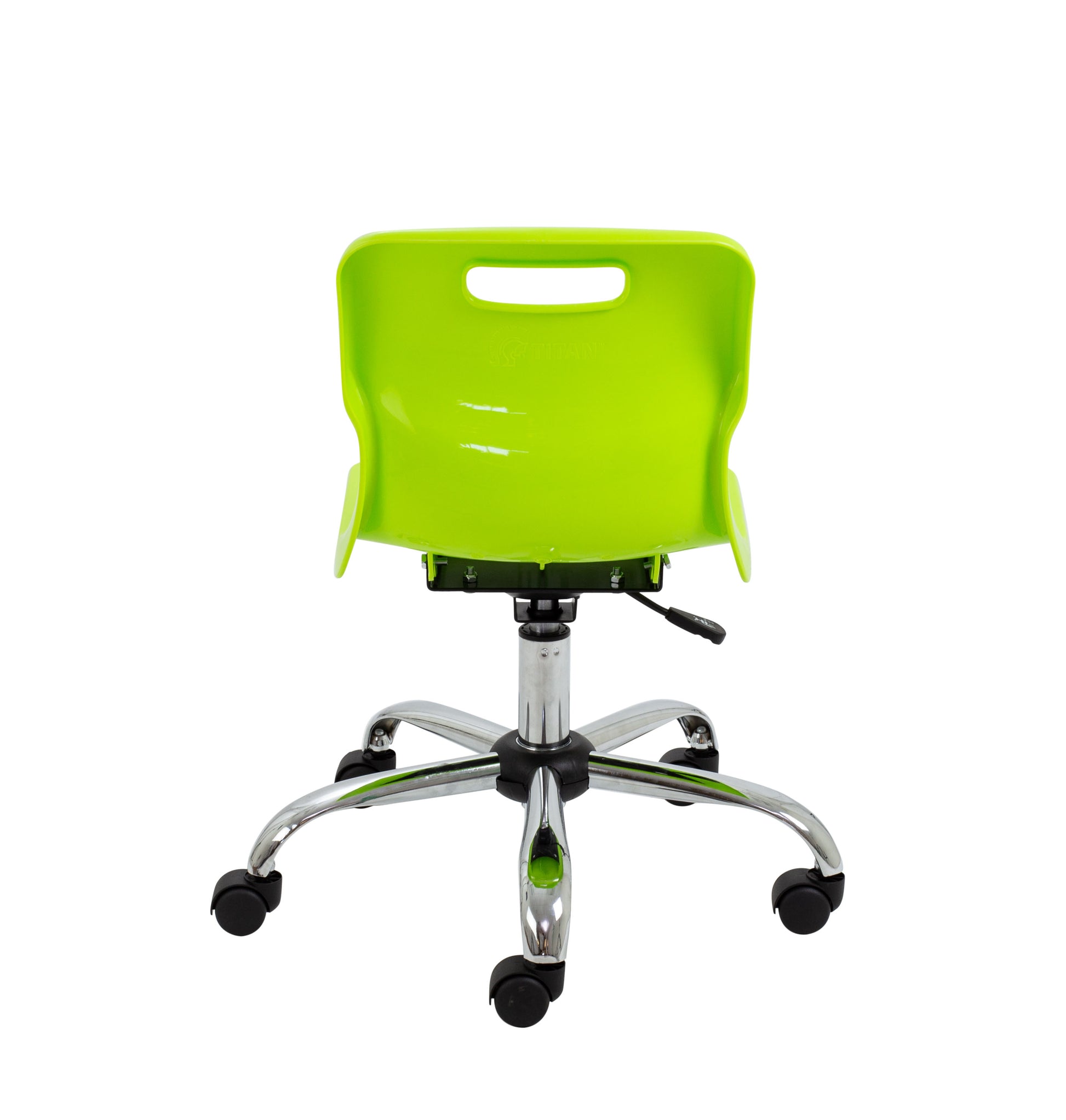 Titan Swivel Junior Chair with Chrome Base and Castors