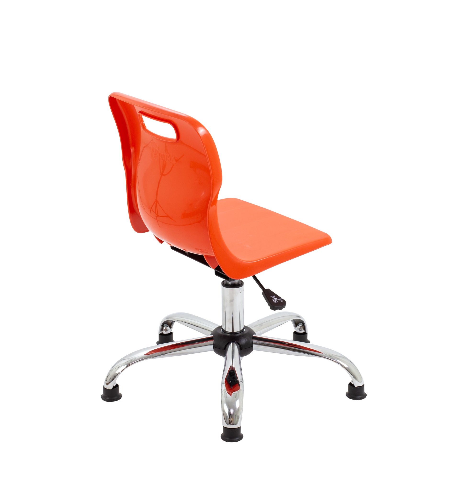 Titan Swivel Junior Chair with Chrome Base and Glides