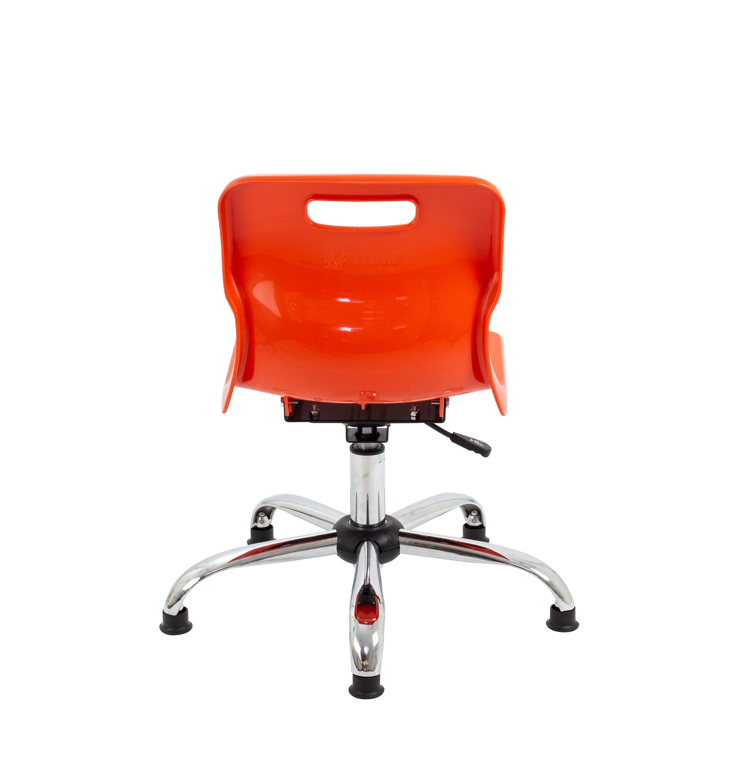Titan Swivel Junior Chair with Chrome Base and Glides