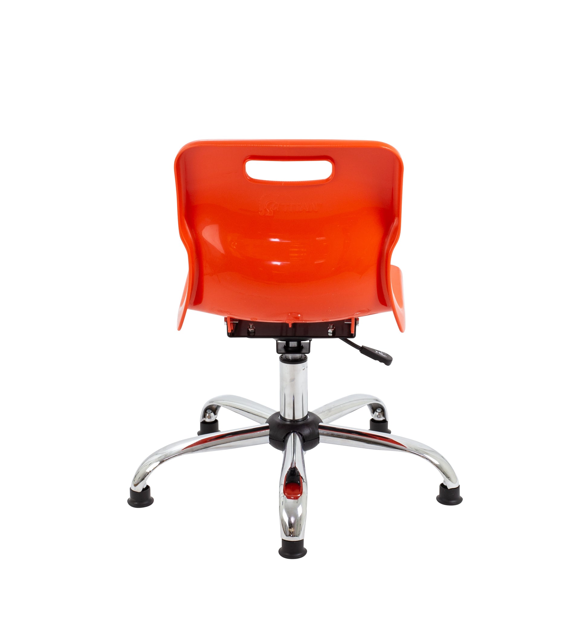 Titan Swivel Junior Chair with Chrome Base and Glides