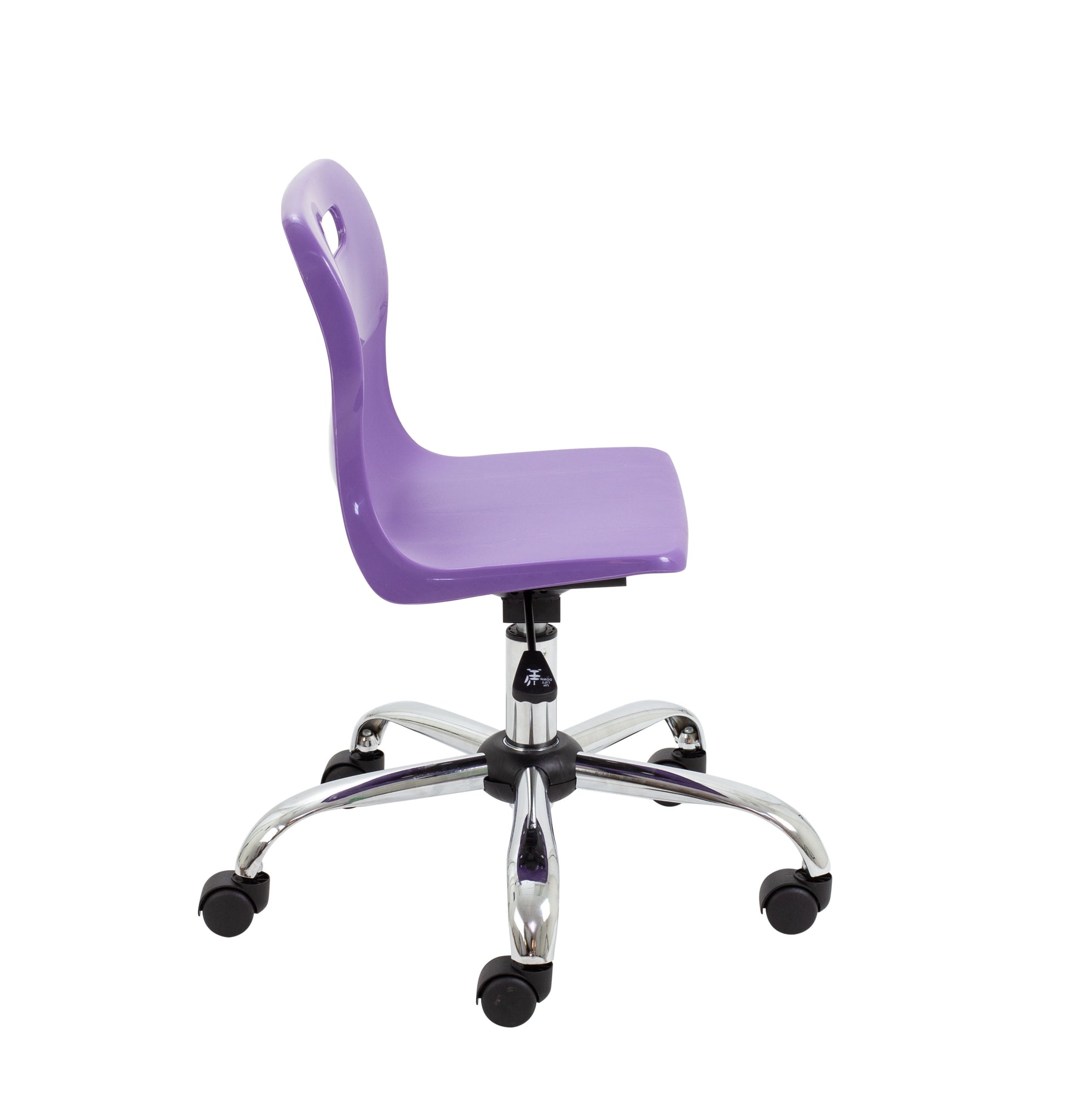 Titan Swivel Junior Chair with Chrome Base and Castors