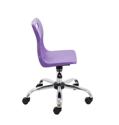 Titan Swivel Junior Chair with Chrome Base and Castors