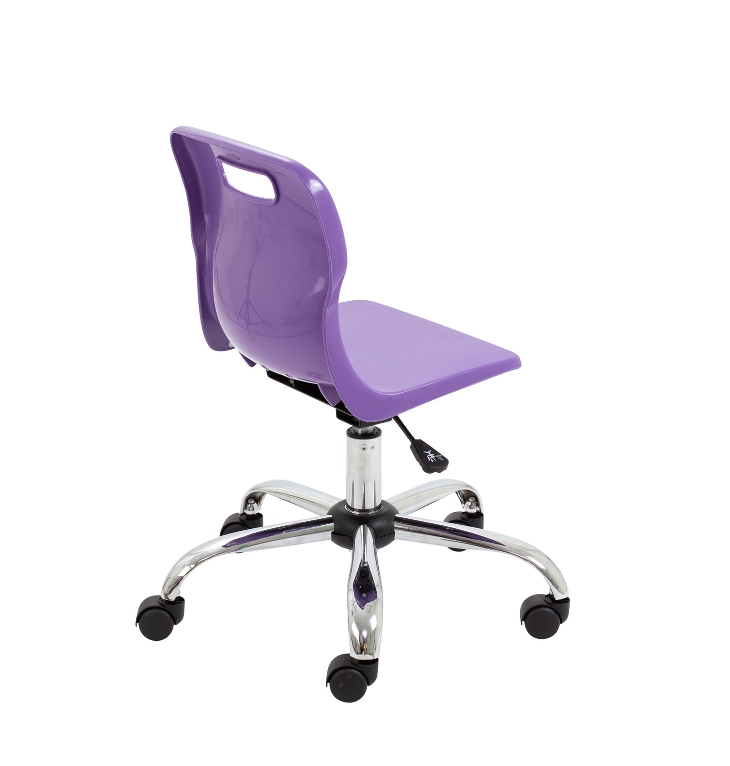 Titan Swivel Junior Chair with Chrome Base and Castors