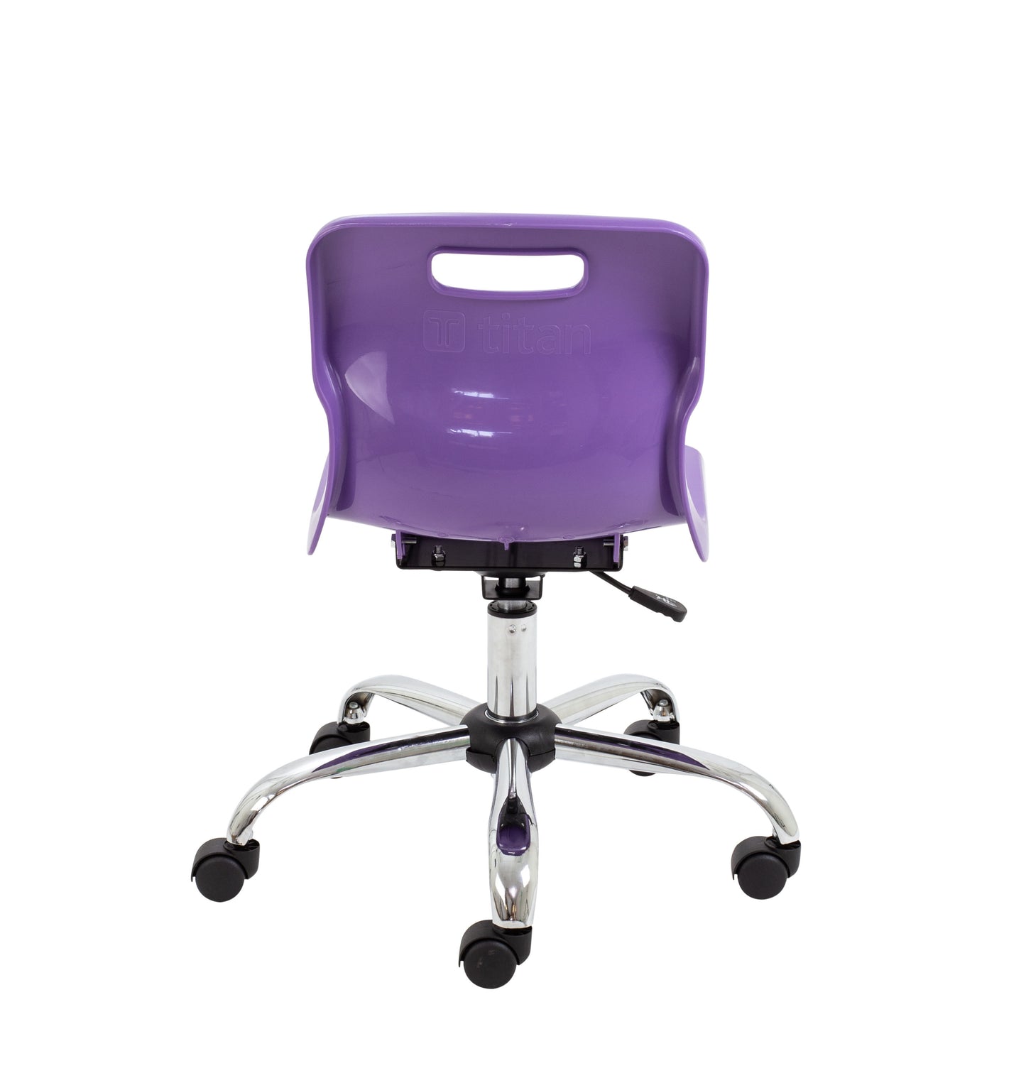 Titan Swivel Junior Chair with Chrome Base and Castors