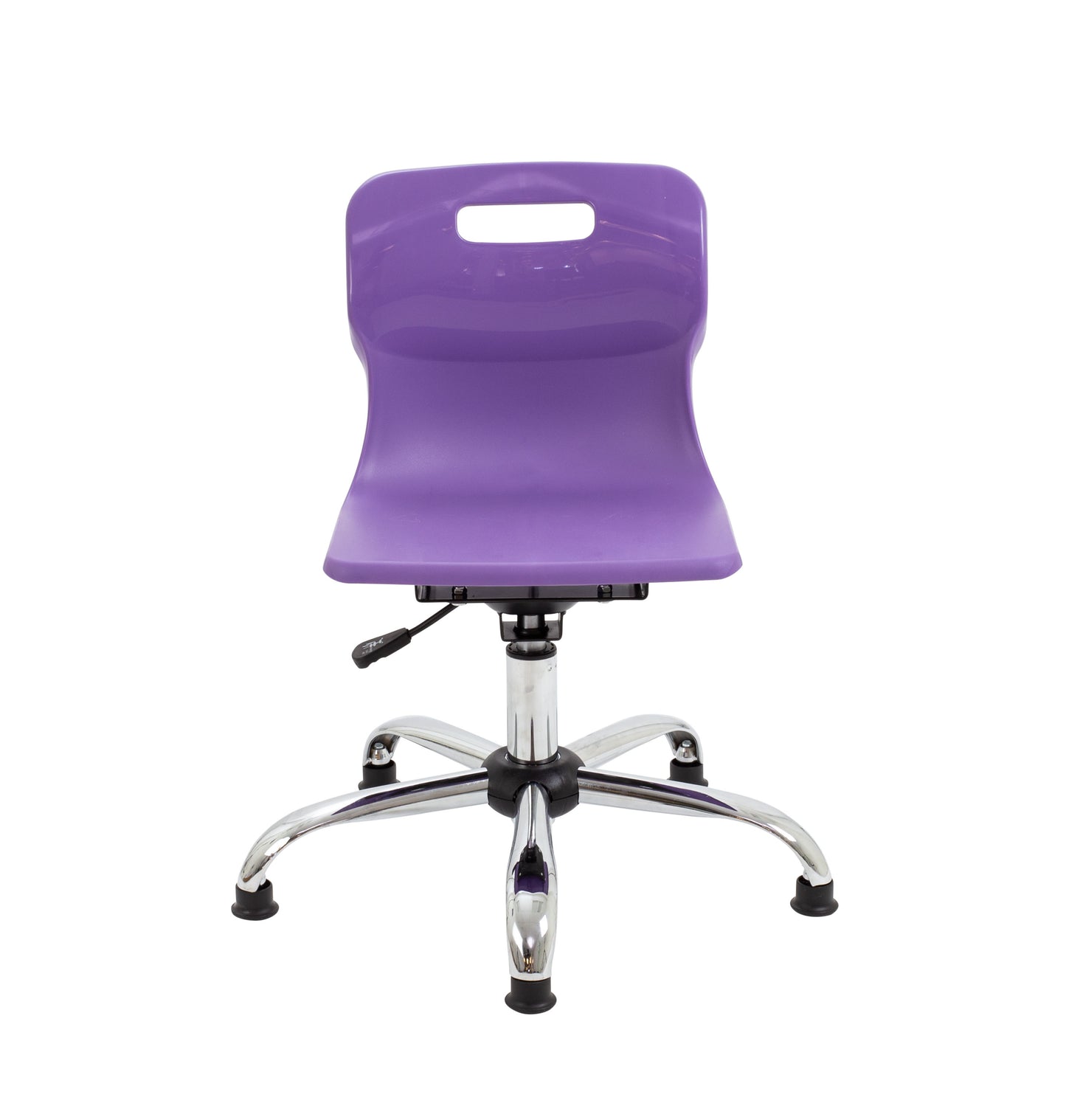 Titan Swivel Junior Chair with Chrome Base and Glides