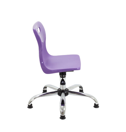 Titan Swivel Junior Chair with Chrome Base and Glides