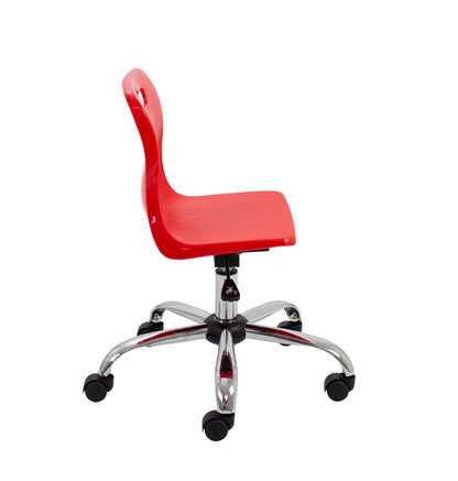 Titan Swivel Junior Chair with Chrome Base and Castors