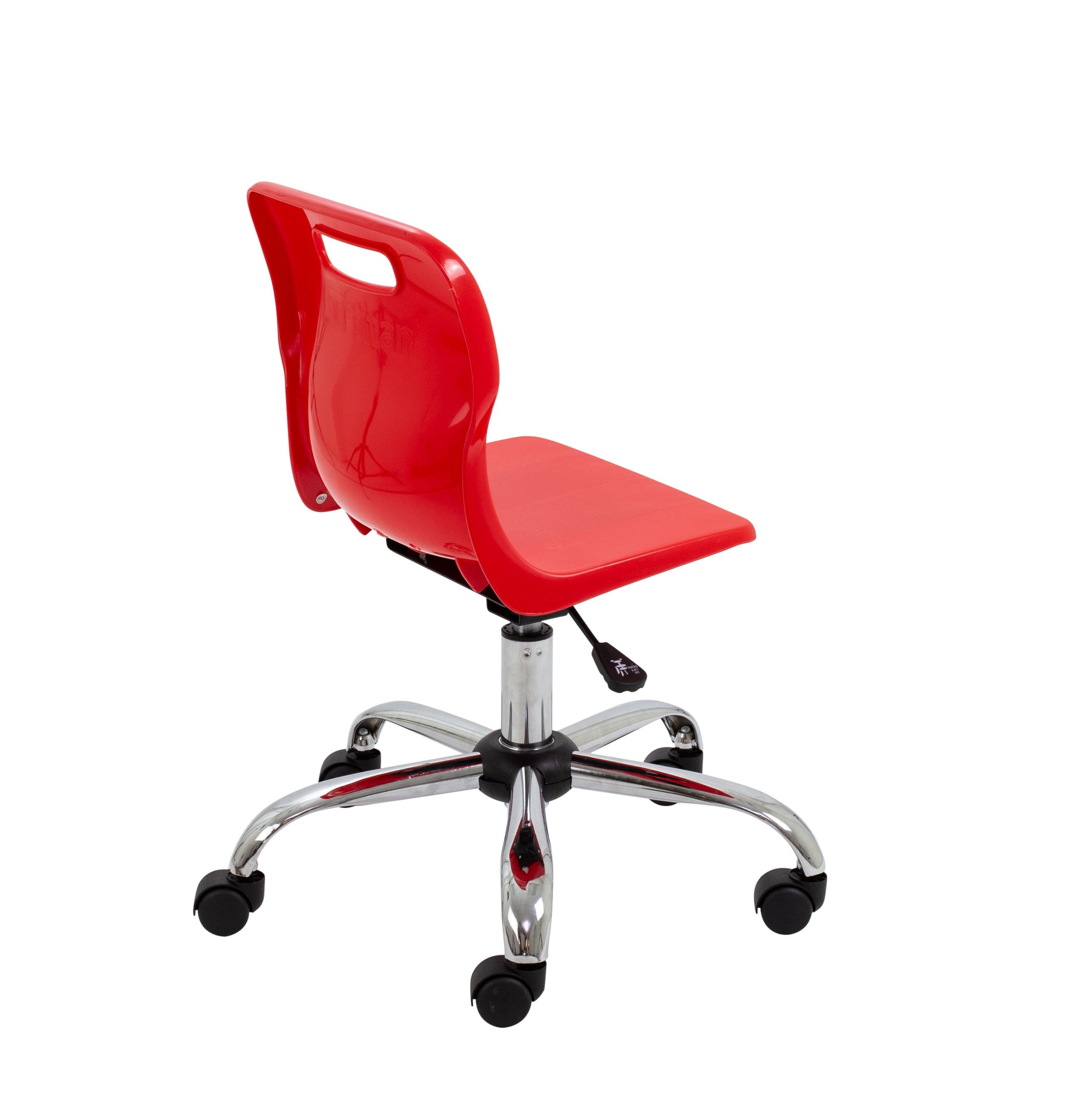 Titan Swivel Junior Chair with Chrome Base and Castors