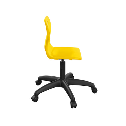 Titan Swivel Junior Chair with Plastic Base and Castors