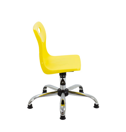 Titan Swivel Junior Chair with Chrome Base and Glides