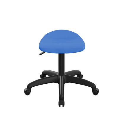 Titan Swivel Junior Stool with Plastic Base and Castors