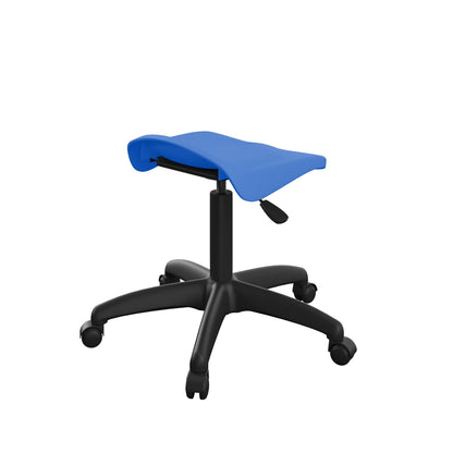 Titan Swivel Junior Stool with Plastic Base and Castors